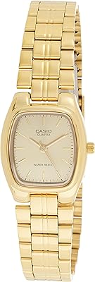 Analog casio watch in golden stainless steel for women LTP-1169N-9a.. Great deals and fast delivery — the DIAYTAR Nigeria guarantee.