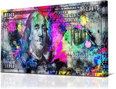 Jestber 100 Dollars Wall canvas Decoration of Office and Pop Silver.. Fast delivery, fair prices, and full variety — only on DIAYTAR Nigeria.