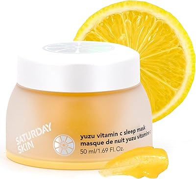Saturday Skin Yuzu Vitamin C Night Mask, moisturizer for the extra -rich facial in retinol to soften the skin and reduce wrinkles, ideal for all skin types.. Affordable online shopping is just a click away with DIAYTAR Nigeria.