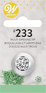 Wilton multi-child decoration tip n ° 233, silver, W418-233, multi-child point.. DIAYTAR NIGERIA: Your partner in affordable online retail with reliable shipping across Nigeria.