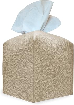 Leather handkerchief box support The art - Interior decorations for living room, bedroom, desk, carbox blanket (Camel cube).. Skip the lines and shop online — DIAYTAR Nigeria delivers to your door in days.