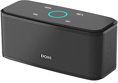 Portable Bluetooth speaker dossier with HD and touch function - Black.. DIAYTAR NIGERIA: Your trusted e-commerce partner with extensive product choices and affordable delivery.