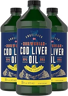 Oil of liver of liquid yarn poster | 16 fl oz | package of 3 | lemon flavor | Norwegian | without ogm and without gluten.. DIAYTAR NIGERIA connects you with thousands of products at competitive prices, delivered within a week.