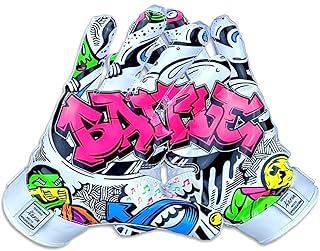 Graffiti of Battle Sports Football Gloves.. DIAYTAR NIGERIA: Where every Nigerian finds affordable products delivered within the week.