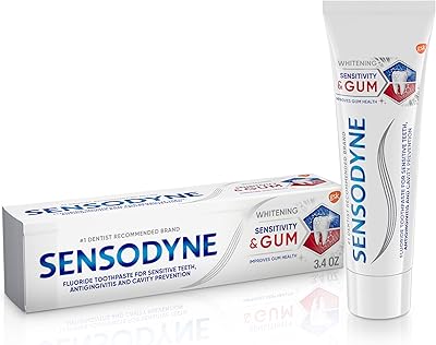 Sensodyne whitening toothpaste for sensitive teeth and gums, toothpaste for sensitive and sensitive gums, 3.4 oz.. Shop for everything you need at DIAYTAR NIGERIA, with budget-friendly prices and quick delivery.