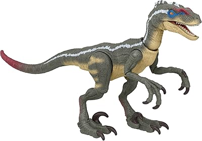 Hammond Mattel Jurassic Park III dinosaur figurine from the World Vélociraptor collection with joint.. Shop anytime, receive on time — only with DIAYTAR Nigeria.
