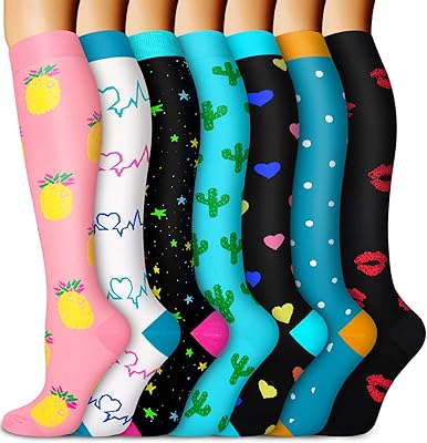 4 pairs of copper compression stockings for women and men for a circulation of 15 to 20 mmHg - Best support for breastfeeding and running.. DIAYTAR Nigeria: Your one-stop online shop with unbeatable prices and nationwide delivery in under 8 days.