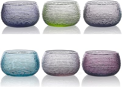 Set of multicolored glass bowls AVV Italy, 6 individual bowls, size 4.1 inches, matching colors.. Thousands of items, all priced just right — shop DIAYTAR Nigeria today.