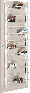 Whitmore shoe shelf above the door, non-slip foldable stems, 36 pairs, white.. Discover why DIAYTAR NIGERIA is the smart shopper's choice for affordable products delivered nationwide.