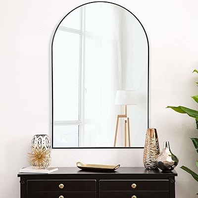 Incredible wall mirror notedType, 36 "x 24", full length mirror, suspended or pressed on the wall, large bedroom mirror, floor mirror, courtesy mirror, thin aluminum alloy frame, black.. Transform how you shop with DIAYTAR NIGERIA's vast selection and budget-friendly delivery options.