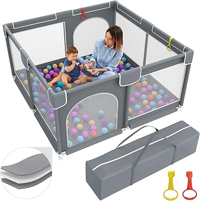 Children's park, baby games area with barrier for interior and outdoor use with non -slip base, safe and durable park with sweet and breathable mesh, baby fence.. DIAYTAR Nigeria delivers happiness in 5–8 days, no matter what you buy.