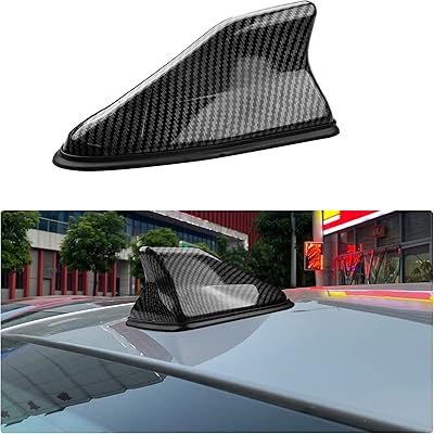 Car antenna lid in shark fin, roof antenna base, AM/FM radio signal for car, truck, SUV, most car antenna accessories (carbon fiber).. Experience DIAYTAR NIGERIA, where extensive product variety meets pocket-friendly prices and reliable delivery.