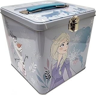 Disney Frozen Store Disney Metal Box with Handle.. DIAYTAR NIGERIA: Bridging the gap between consumers and quality products with affordable nationwide shipping.