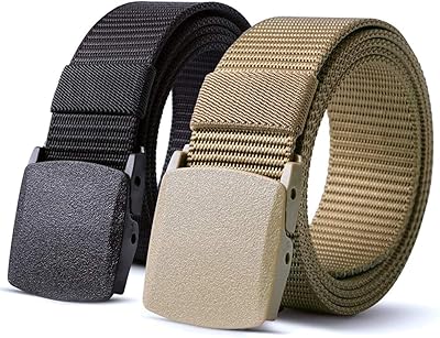 Politant tactical belts for men, in nylon without metal, adjustable, for outdoor sports, set of 2 artio belts.. Shop across boundaries with DIAYTAR NIGERIA's comprehensive platform and budget-friendly delivery.