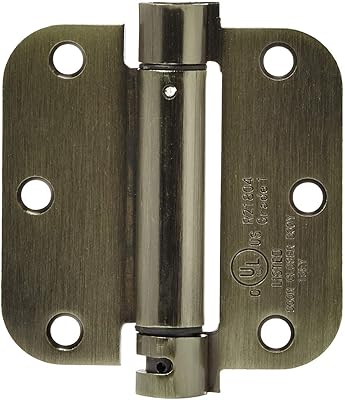 Amazonbasics automatic closing door hinge, 3.5 "x 3.5", 1 room, ancient brass.. Shop local, shop fast — DIAYTAR Nigeria delivers across the country.