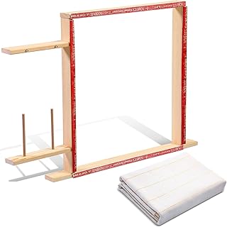 TAFT frame, tuft -frame carpet with worm canvas, 27.6 x 27.6 inch, carpet manufacturing frame with marking line, carpet weaving supplies for pistol or carpet electric machine.. DIAYTAR NIGERIA revolutionizes online retail with our vast selection and cost-effective delivery options.