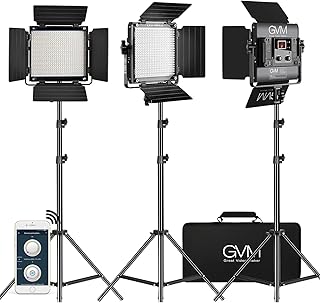 LED lighting kit GMV Great Video Maker CRI97/TLCI97 with application control (3) package.. Discover a world of affordable shopping with DIAYTAR NIGERIA's vast marketplace delivered to you in days.
