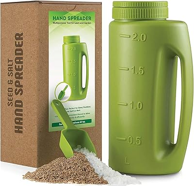 Portable distributor, Delfino fertilizer distributor, snow and ice salt spreader for lawn seeds, earth food, fertilizer - adjustable opening sizes, seeds up to 500 square feet.. Shop quality and variety at unbeatable prices on DIAYTAR Nigeria — delivery in under 8 days.