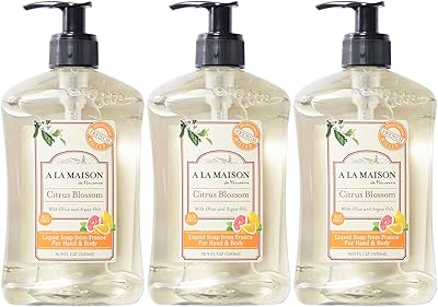 Liquid hand soap at the Maison de Provence | Flower of citrus scent | French ground hydrating soap French | In 500 ml bottles | (Pack of 3).. DIAYTAR NIGERIA delivers more than products - we deliver affordable solutions within days.