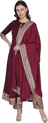 Kurta Palazzo Kurta set in Rayon Printed Golden Wine Vastramania for Women with Dupatta scarf.. Shop smarter with DIAYTAR NIGERIA's vast product range and budget-friendly delivery within the week.