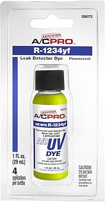 Leak detection coloring coloring for certified professional Inter Dynamics, UV leak detector for leak detection in air conditioning systems R-1234YF, 1 oz.. Make every purchase count with DIAYTAR Nigeria — shop smart, shop fast.