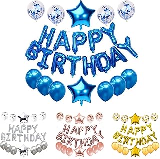 Happy Blue Balloons Decoration Kit with aluminum banner.. Get more for less on DIAYTAR Nigeria — Nigeria’s favorite e-commerce platform.