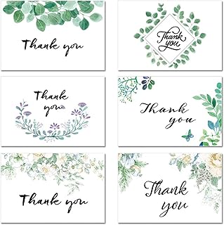Set of 6 thanks cards, floral thanks cards with envelopes, thanks cards for teachers, children, weddings, birthdays and baby showers.. Discover endless shopping possibilities at DIAYTAR NIGERIA, with budget-friendly prices and reliable delivery.