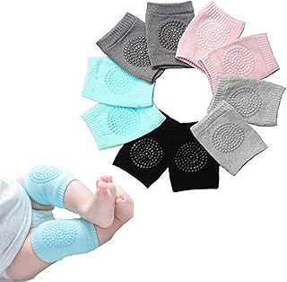 Non -slip knees for toddlers, unisex, 5 pairs - black, pink, dark gray, gray, black, green, 6 months.. Shop from our extensive catalog at DIAYTAR NIGERIA and enjoy doorstep delivery in just 5-8 days.