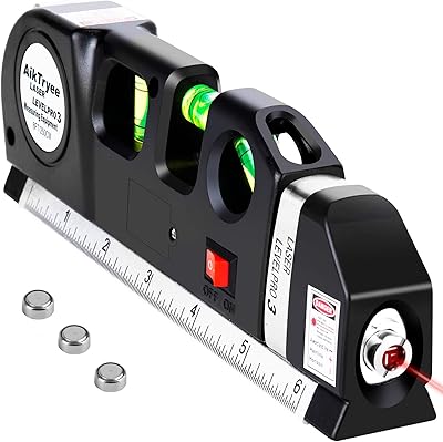Ektree laser level detector with metric rules 8 feet/2.5 meters.. DIAYTAR NIGERIA connects you with thousands of products at competitive prices, delivered within a week.