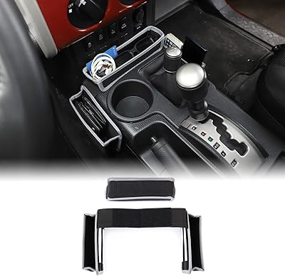 Bag storage box for central car console adapted for toyot@a fj cruiser 2007-2021, side organization of multifunction gear change, central console organization baskets, accessories for storage extension.. Experience hassle-free shopping with DIAYTAR NIGERIA's user-friendly platform and prompt delivery service.