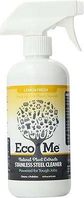 Ecomi multi-surface cleaner for stainless steel, fresh lemon, 16 oz.. Experience retail convenience with DIAYTAR NIGERIA's comprehensive platform and 5-8 day nationwide shipping.