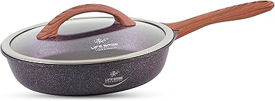 Intelligent frying stove with LIFE Smile granite coating with cover - Multacked granite coating stove | Pendant light with heat resistant handle | 100 % without pfoa | induction base (24 cm (1.7 liter), purple).. Discover the joy of choice with DIAYTAR NIGERIA's extensive selection and budget-friendly shipping.