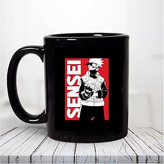 High quality ceramic coffee cup with a design inspired by the animated series Fandom and Fandom de Darkback®, ideal as a gift for the characters Naruto Kakashi Hatake and Sensei.. Everything you want, delivered fast — DIAYTAR Nigeria does it better.