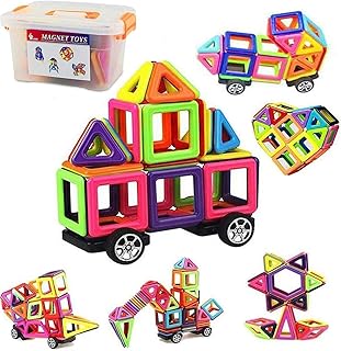 Magnetic construction block kit, Creative 3D Magnetic Magnetic Stem Construction Kit Easy to use for Kindergarten students Boys and Girls with Storage Box.. Shopping made simple with DIAYTAR NIGERIA's vast selection and budget-friendly nationwide delivery.