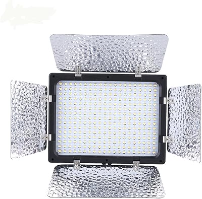Video Light Panel W300 300 LED 6000K For Canon Nikon Pentax Sony (Alpha) Olympus Fujifilm DSLR DV DV.. DIAYTAR NIGERIA: Where quality products become affordable with our nationwide shipping service.