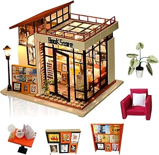 Wyd DIY Librairie Cottage Art House Mini House Model Made by LED Assembly Puzzle Birthday Gift Toy for Girl Boys (Learn the sea is limitless).. Experience the ease of digital shopping with DIAYTAR NIGERIA's affordable and diverse marketplace.