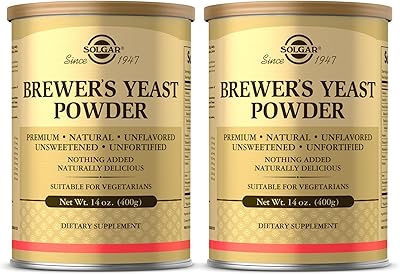 Solgar - Brewer yeast powder 14 Oz for heart and digestive health - Package of 2.. DIAYTAR NIGERIA puts thousands of products at your fingertips with affordable prices and delivery within a week.