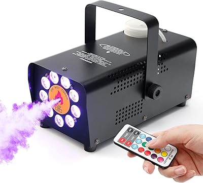 Fog machine with 9 LED lights Smoke machine 500 W.. DIAYTAR NIGERIA: Where affordable shopping meets reliable nationwide delivery in less than a week.