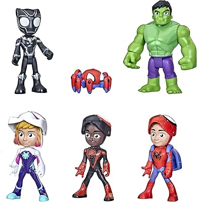 The hero Marvel Spidey and his incredible friends reveals a multiple pack with flap mask function, 10 cm action figurines, for children from 3 years old.. DIAYTAR NIGERIA: Bringing affordable shopping solutions with a diverse product catalog delivered nationwide.