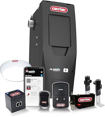 Intelligent garage door opener Genie B6172H, raises motorcycle dc bikes up to 4.32 m in height, 385.56 kg, black.. DIAYTAR NIGERIA: Where every Nigerian finds affordable products delivered within the week.