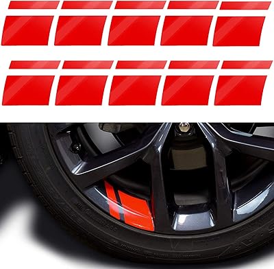 Kolespar carrier tire stickers, for wheels from 18 to 21 ", red, pack of 10.. Shop with confidence on DIAYTAR Nigeria — quality products and timely delivery.