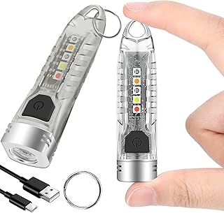 Mini rechargeable LED flashlight by USB with portable keychain.. Your shopping aspirations fulfilled at DIAYTAR NIGERIA with competitive prices and reliable delivery.