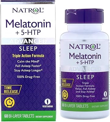 Melatonin 6 mg + 5-HTP 50 mg, Advanced calm sleep, faster and longer sleep, 60 bicouches tablets.. DIAYTAR NIGERIA: Where shopping is easy, prices are low, and delivery is just days away.