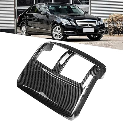 Car air conditioning air conditioning ventilation frame, rear carbon fiber rear ventilation style frame for Mercedes benz class E W212 2012-2015.. DIAYTAR NIGERIA brings the market to your fingertips with affordable prices and swift delivery services.