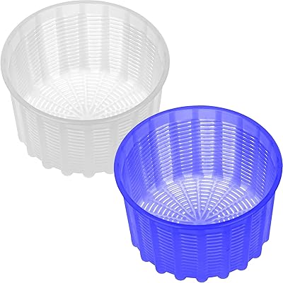 Cheese mold - Package of 2 - Cheese containers - Cheese container for the manufacture of ricotta - Soft cheese basket - 2 ounces.. Get unbeatable value on every order with DIAYTAR Nigeria.