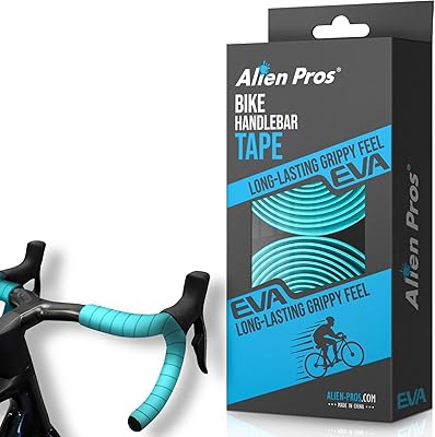 ALIEN ALIEN PROS EVA bicycle handlebar ribbon (batch of 2) Bianchi Green - Improve the grip of your bicycle with this bicycle handle ribbon - Wrap your bike for a very comfortable driving (Lot of 2, Green).. DIAYTAR NIGERIA delivers on convenience and affordability with our reliable nationwide shipping.