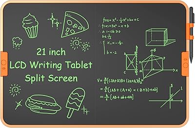 LCD Gigart 21 inch writing tablet, large erasable drawing tablet for children for conferences and teaching.. DIAYTAR Nigeria: Discover more, spend less, and enjoy delivery within 5–8 days.