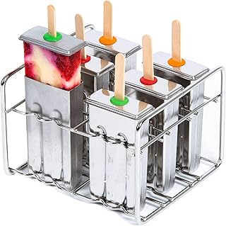 Universal ice cream machine in stainless steel. Set of easy ice cream molds for children. 6 ice creams with square bpa without BPA + ice cream of ice cream and waterproof silicone joints. quick freezing ice cream machines.. DIAYTAR NIGERIA: Your partner in affordable shopping with nationwide delivery in just 5-8 days.