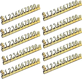 Moon Men Set of 10 pieces of gold metal, small Arabic number, price counter, label holder, display.. Your complete marketplace solution, DIAYTAR NIGERIA offers unbeatable value with delivery within the week.