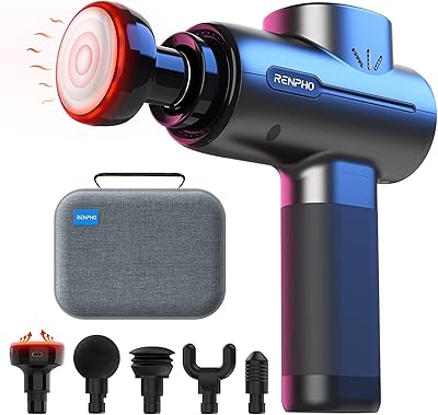 Active massage pistol Streced with thermal muscles of deep fabrics, powerful Portable Portable Massage 2022 for athletes, portable electrical back masseur, body pistol gifts.. DIAYTAR NIGERIA revolutionizes online retail with our vast selection and cost-effective delivery options.